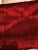 2000 - 2009 Dark Ruby Red Satin Velveteen Upholstery Fabric- 1 Yard & 33 Inches For Sale - Image 5 of 7