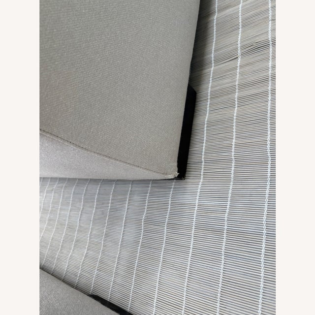 2020s Restoration Hardware Rh Parisian Track Arm Sofa, Holland & Sherry Wool Twill in Dove For Sale - Image 5 of 11