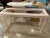 John Stuart Vintage John Stuart Palm Beach Coral Lacquered Fretwork Glass Top Console Table For Sale - Image 4 of 13