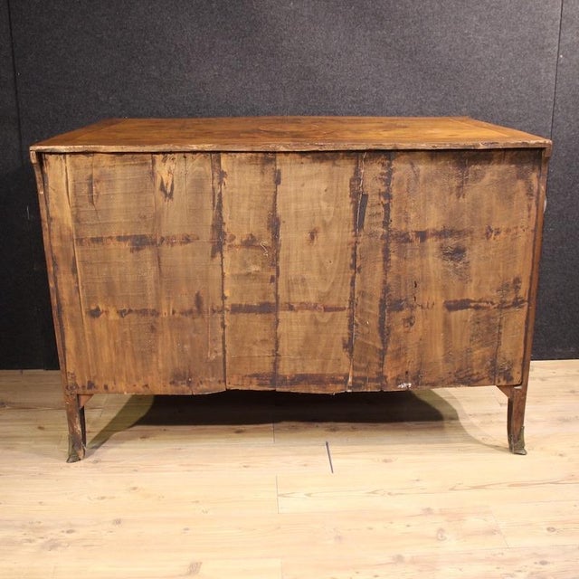 Antique Neapolitan Louis XV Chest of Drawers, 1770 For Sale - Image 12 of 13