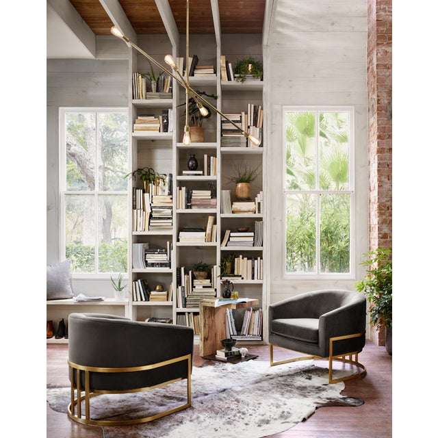 Contemporary Four Hands Hudson C Table, Spalted Primavera For Sale - Image 3 of 11