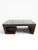 Currey & Company Currey & Company Modern Black Lacquer Coffee Table With Greek Key Gold Trim For Sale - Image 4 of 16