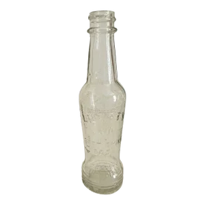 Vintage 1940s Liberty Aid Soft Drink Base Small Glass Bottle