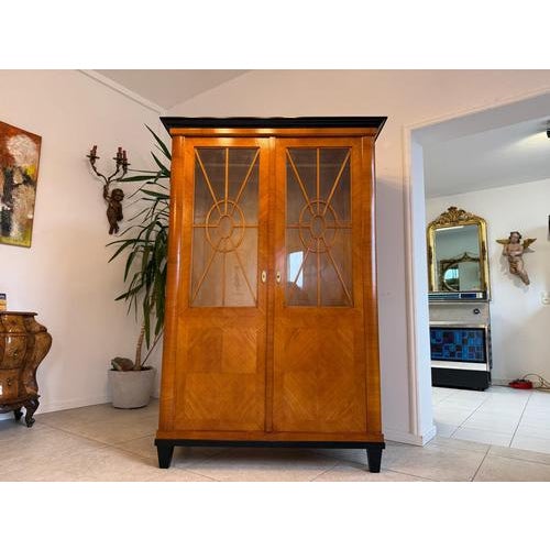 Art Nouveau Display Bookcase, 1920s For Sale - Image 13 of 15
