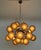 Glass 21st Century Ovale Polished Nickel Frosted Smoky Murano Sputnik Chandelier by Fabio LTD For Sale - Image 7 of 8