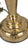 Brass Pair of Vintage Solid Brass Candlestick Table Lamps With Knife-Pleated Shades For Sale - Image 8 of 13