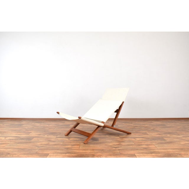 This easy chair model 139 was designed in 1969 by the Danish designer Lauge Vestergaard for Cado. The frame of the lounger...