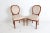 French Vintage Louis XVI Style Cherry Dining Side Chairs-A Set of Six For Sale - Image 3 of 12
