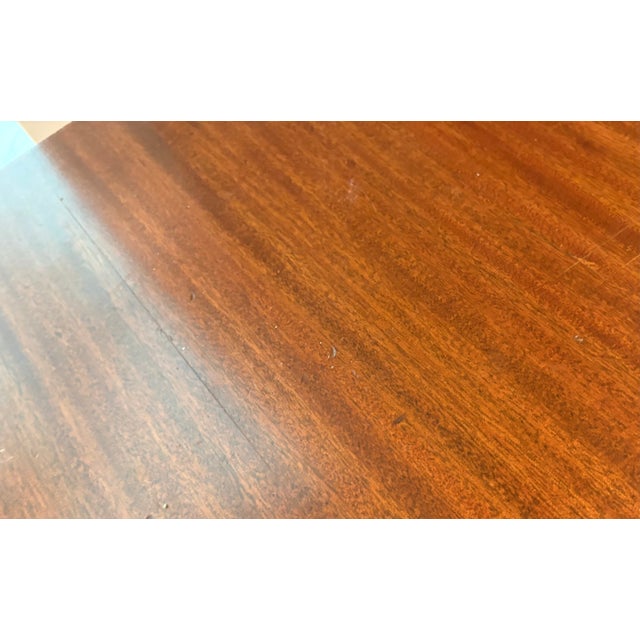 Wood Karpen 1930s-40s Large Mahogany Coffee Table For Sale - Image 7 of 7