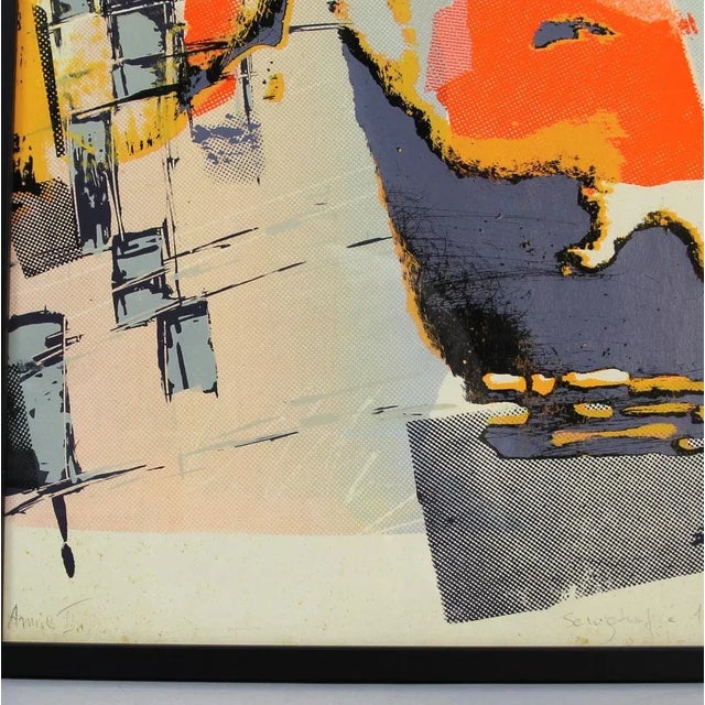 Etels Inskonka, Composition, 1984, Silk-Screen, Framed For Sale - Image 4 of 5