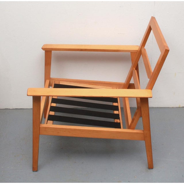 Armchair with Cushion in Light Violet, 1965 For Sale - Image 3 of 14