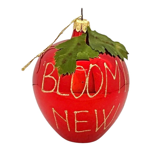 Vintage Bloomingdale’s New York Christmas Ornament For Sale
