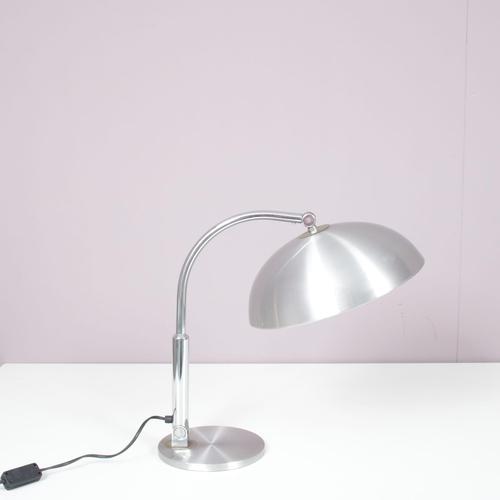 Bauhaus Style Desk Lamp by H. Busquet for Hala, Netherlands, 1950s For Sale - Image 4 of 16