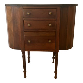 1950s Mahogany Martha Washington Table by Imperial Furniture For Sale