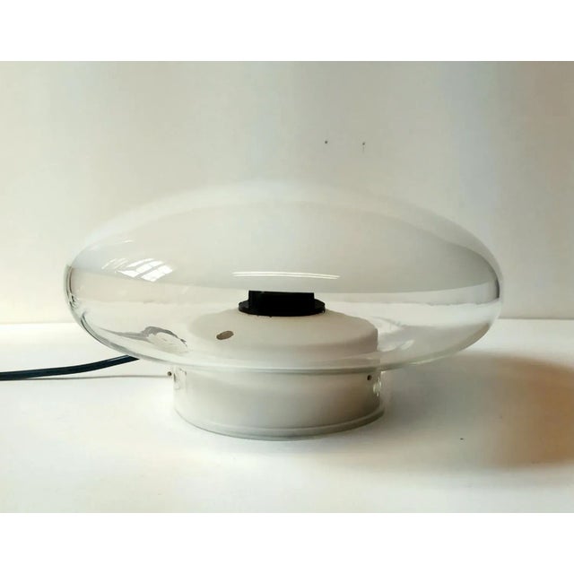 Large Glass Wall Light by Leucos, Murano, 1970s For Sale - Image 9 of 9