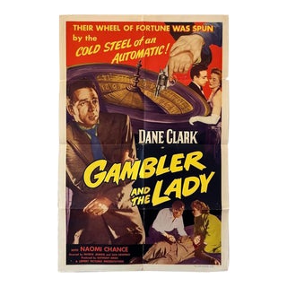 Gambler & the Lady (1952) Full Color Movie Poster For Sale
