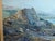 1970s Audrey Myrick Original Coastal Seascape Oil on Canvas in Carved Gilt Frame For Sale - Image 4 of 13