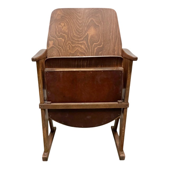 Vintage Cinema Theatre Chair from Ton, 1960s For Sale
