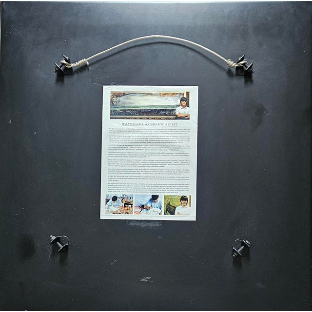 Dynamic Abstract Contemporary Picture by Ceramic Artist Wayne Gau For Sale - Image 11 of 11