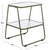 Contemporary Zunia 2 Tier Accent Table in Green For Sale - Image 3 of 8