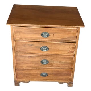 Antique American Federal Mahogany Diminutive Four-Drawer Chest Possibly Mid-Atlantic Circa 1800–1825 For Sale