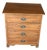 Antique American Federal Mahogany Diminutive Four-Drawer Chest Possibly Mid-Atlantic Circa 1800–1825 For Sale