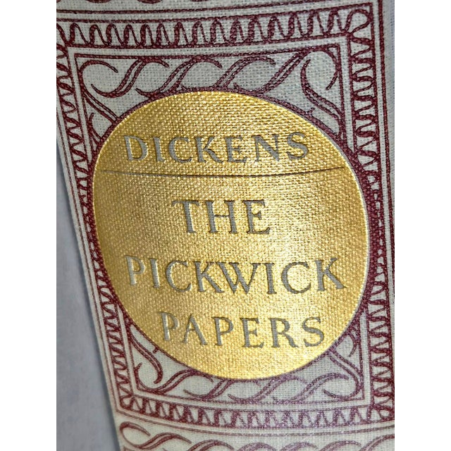 Victorian 1938 Heritage Press Edition "The Pickwick Papers", by Charles Dickens For Sale - Image 3 of 14
