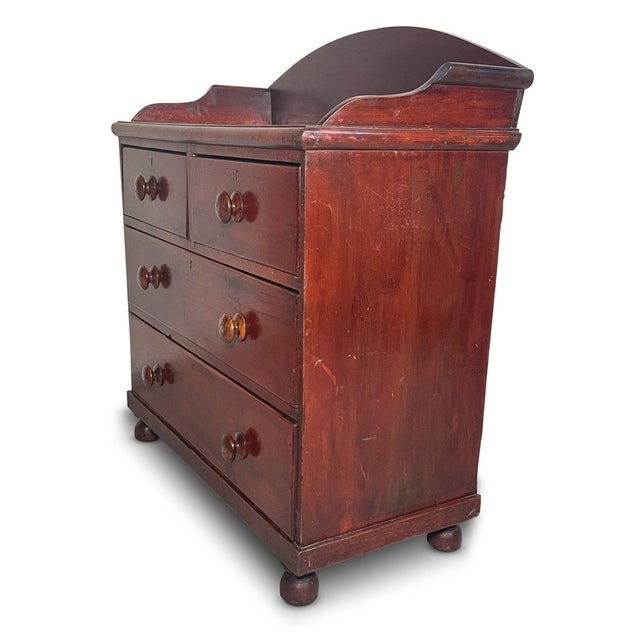 Victorian 19th Century English Victorian Stained Country Dresser For Sale - Image 3 of 6