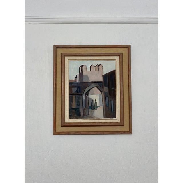 Reuben Hedin, Entrance, 1950s, Oil on Canvas, Framed For Sale - Image 5 of 18