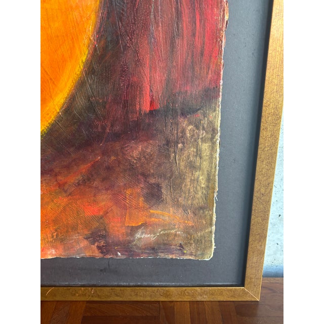 Wood Vintage 1977 Cubist Portrait Painting of Woman - Signed Abstract Figurative For Sale - Image 7 of 9