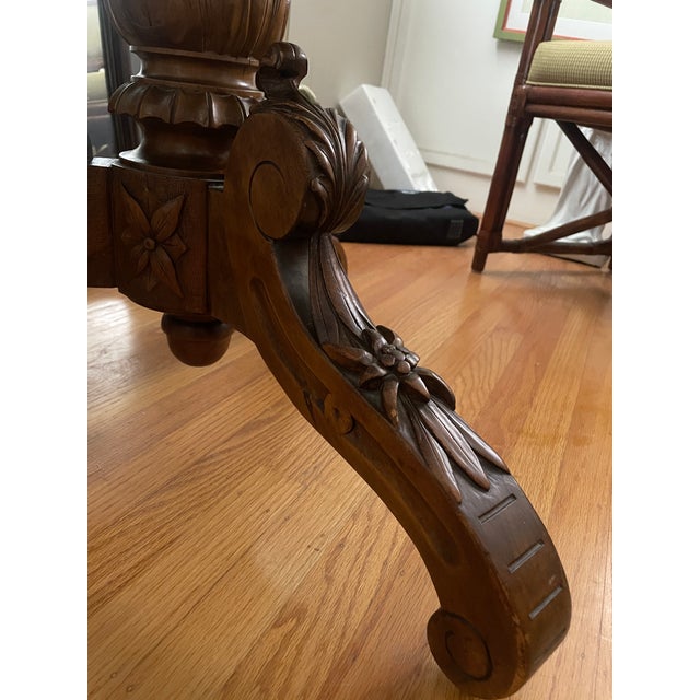Italian Inlaid Game Table - Late 19th Century - Walnut For Sale - Image 9 of 12