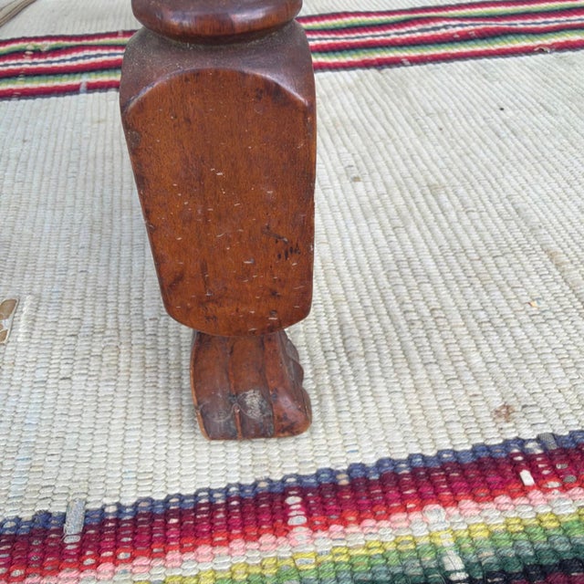 Early 18th Century A Very Fine Antique William & Mary Side Chair With Spanish Feet, Boston, Circa 1730 For Sale - Image 5 of 18