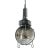 Glass Vintage Industrial Pendant Lamp in Blue Enamel For Sale - Image 7 of 7