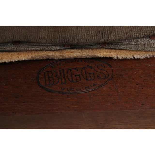 Set of 6 Biggs Mahogany Armchairs For Sale - Image 17 of 18