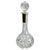 Large Crystal Decanter in Faceted Silver Mount, 1930s For Sale - Image 10 of 11