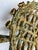 Brown Palissy Style Pottery Woven Basket For Sale - Image 8 of 10