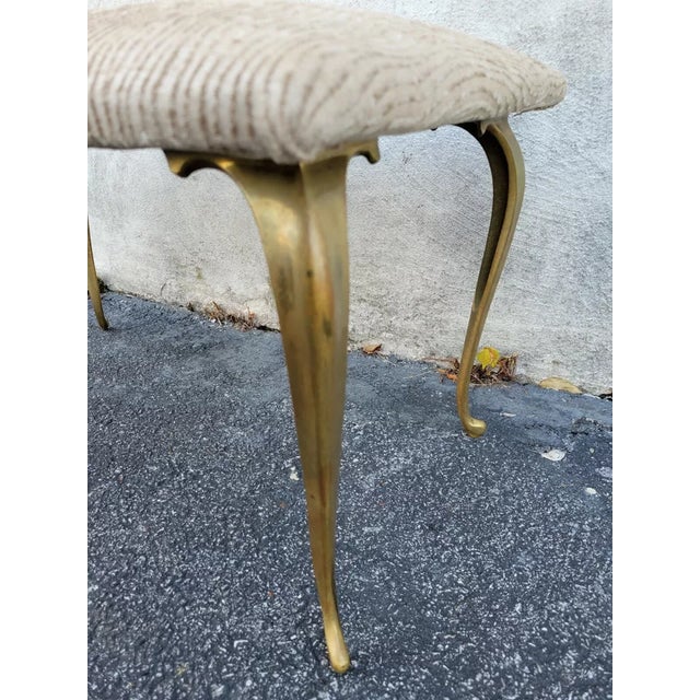 Vintage 1940s Bronze Feet Window Bench For Sale In Philadelphia - Image 6 of 10
