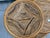 MCM Pencil Reed & Bamboo Three-Tier Swivel Coffee Table For Sale - Image 9 of 12