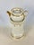 Ceramic Antique French Empire Style Tisanière Veilleuse, White & Gold Porcelain Teapot Warmer, Late 1800s For Sale - Image 7 of 9