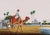 Indian Company School, Government Messenger on a Camel, 1800s, Gouache Paper For Sale