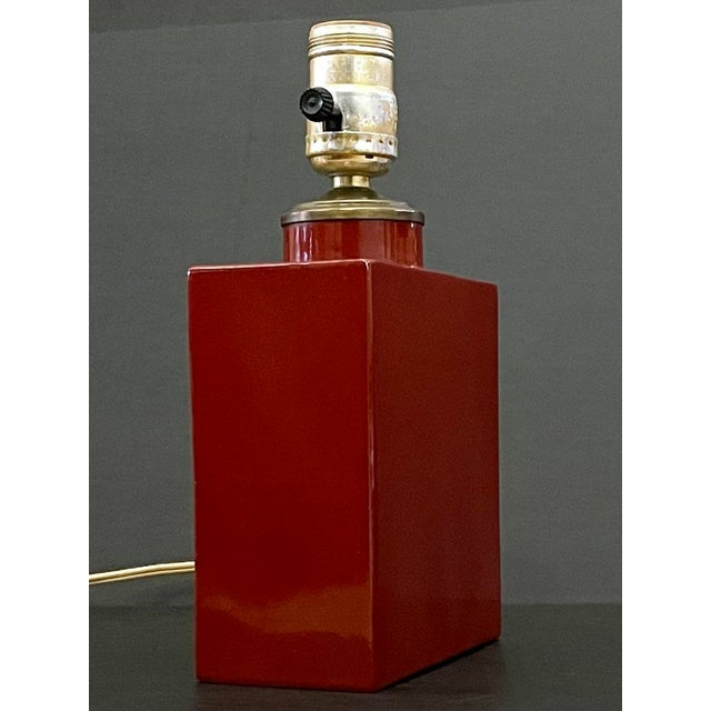 1950s Gio Ponti for Richard Ginori Ceramic Vase Table Lamp Italy, 1950s For Sale - Image 5 of 11