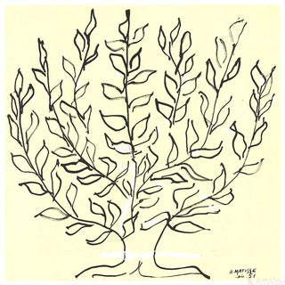 Henri Matisse "Le Buisson/Platane" 2017 Lithograph For Sale