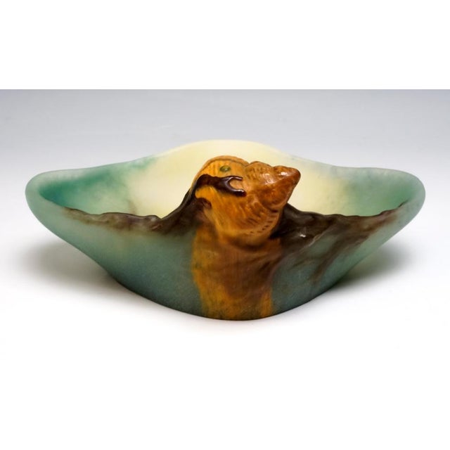1920s Art Nouveau Vide-Poche with Hermit Crab by Amalric Walter & Henri Bergé, Nancy For Sale - Image 5 of 9