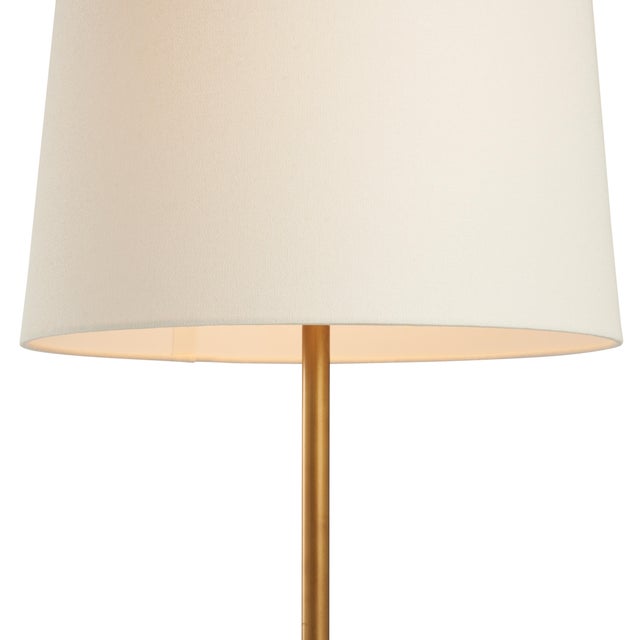Contemporary Lambeth Floor Lamp - Brown Marble For Sale - Image 3 of 4