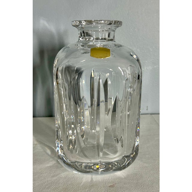 Vintage (1960's) Decanter with Stopper. Is made of Cut Crystal. Origin is Portugal. The Measurements: 4"Diam. x 9.5"H /...