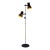 Ceramic Floor Lamp With Dual Shades Danish Mid-Century Modern 1960s For Sale