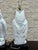 1970s Vintage Hollywood Regency White Ceramic Owl Table Lamps - Pair For Sale - Image 5 of 12