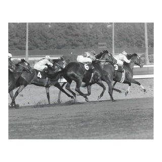 1964 Don Ware Hollywood Park Equestrian Photograph For Sale