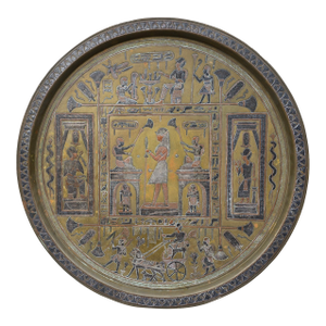 Vintage Egyptian Revival Tray