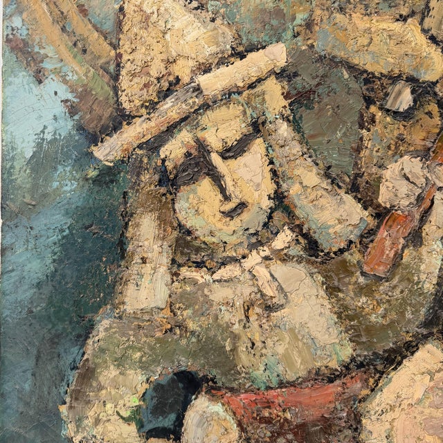 1980s Takahashi Yoshikazu, 奏 / Ensemble, 1985, Oil on Canvas For Sale - Image 5 of 9